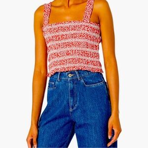 French connection square neck cropped cami NWOT size 8